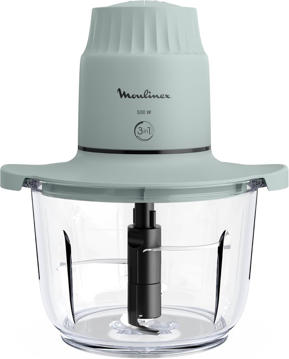 Moulinex Glass Chopper, 1L, 500W, Light Green, DJ603127