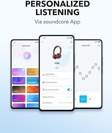Anker Soundcore H30i On-Ear Bluetooth Headphones Red