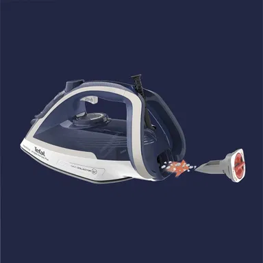كاوية بخار تيفال 2800 واط 270 مل بحري+ابيض FV5820G0