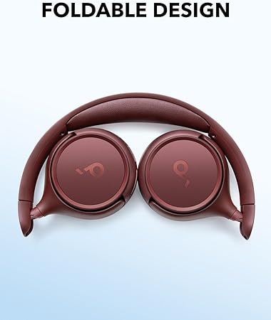 Anker Soundcore H30i On-Ear Bluetooth Headphones Red