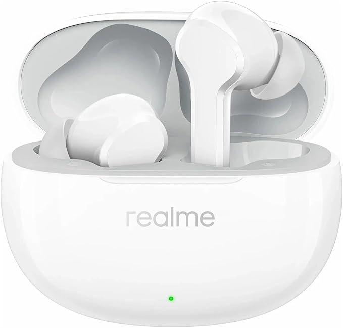realme Buds T110 AI ENC Noise Cancelling Earbuds White
