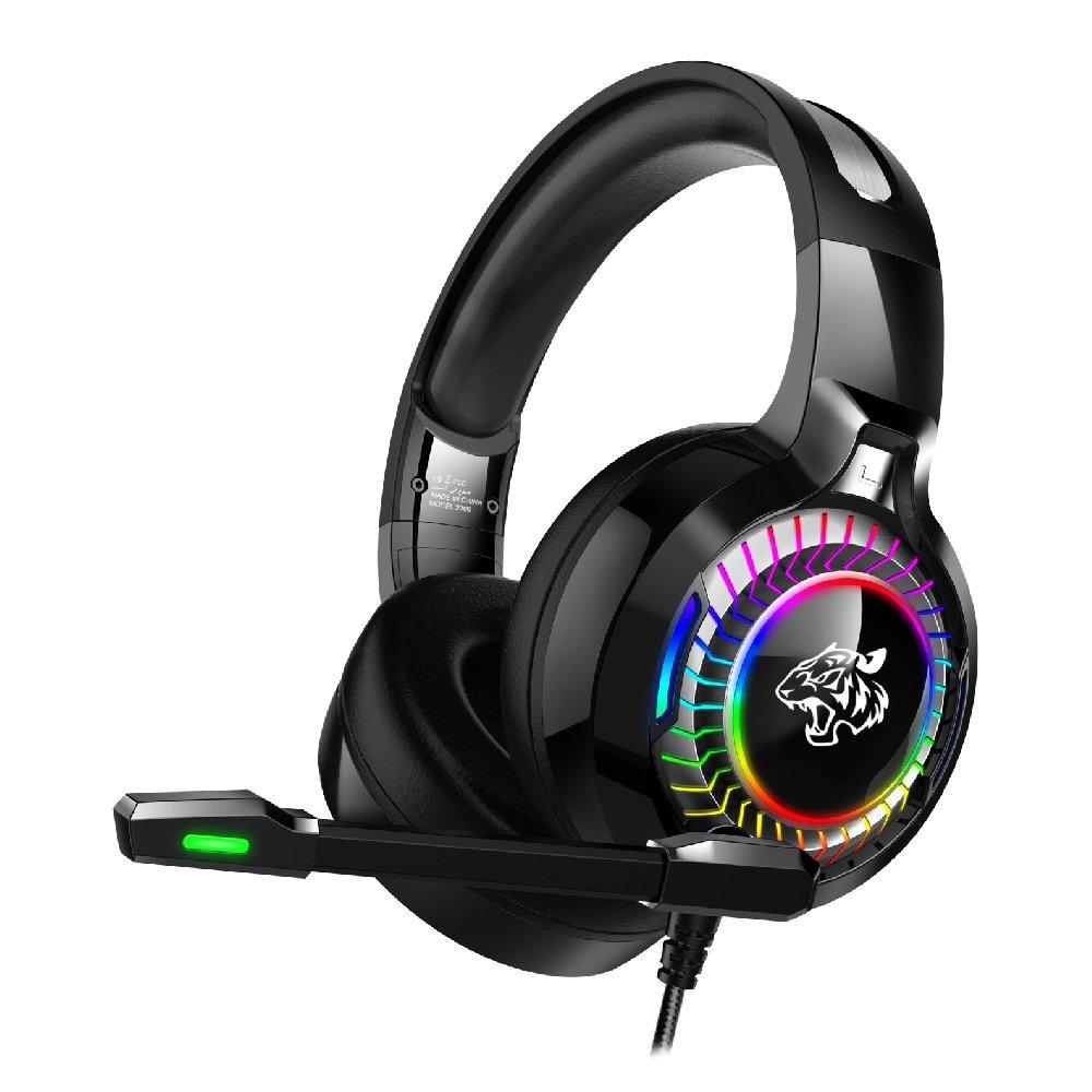 داتازون , سماعة الألعاب الاحترافية G2300 RGB PS5 ,أسود