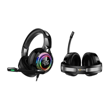 داتازون , سماعة الألعاب الاحترافية G2300 RGB PS5 ,أسود
