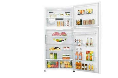 ثلاجة LG بابين 20.9 قدم ابيض LT22HBHWLN