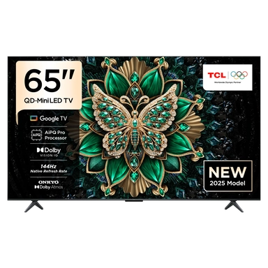 شاشة TCLسمارت 65 بوصة QD Mini LED 4k Google TV 65C6K