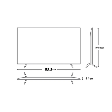 شاشة TCL سمارت 65 بوصة LED 65C645 4K