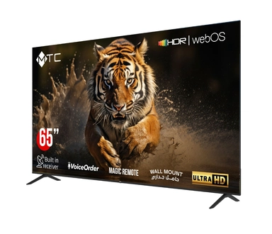 شاشة 65 MTC بوصة Webos ماجيك ريموت سمارت ,MT65UH530BWOS-UHD