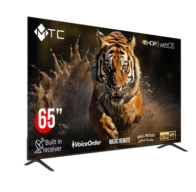 شاشة 65 MTC بوصة Webos ماجيك ريموت سمارت ,MT65UH530BWOS-UHD