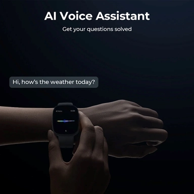 أوكي، ساعة ذكية 2S لايت الوزن للياقة، 1.83 بوصة، فضي