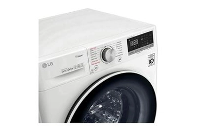 LG Front load Washer-Dryer 9 / 6KG Turbo Dry, White WSV0906WH