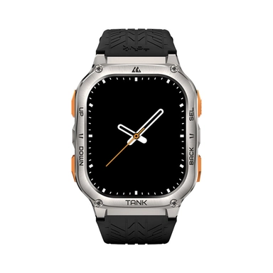 Kospet Smart Watch Tank M3  Ultra GPS 49mm BT Calling Silver