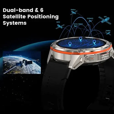 Kospet Smart Watch Tank T3  Ultra GPS 47mm BT Calling Black