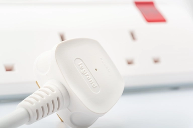 Legrand Power Extension Cord 6 Sockets 3M Long Cord White
