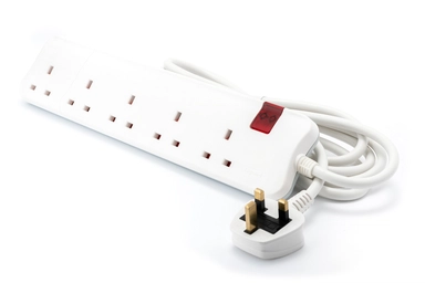 Legrand Power Extension Cord 5 Sockets 5M Long Cord White