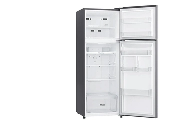 ثلاجة LG  بابين 11 قدم فضى LT12CBBDIN