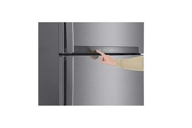 LG Top Freezer Refrigerator 15.4 CU.ft, Smart ThinQ (wifi), Inverter Linear Compressor LT17HBHSLN