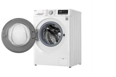 LG Front load Washer-Dryer 9 / 6KG Turbo Dry, White WSV0906WH