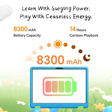 هونر، باد اكس 8 ايه، 128 جيجا، 4 جيجا، وايفاي، اصدار للاطفال، رمادي مع غطاء