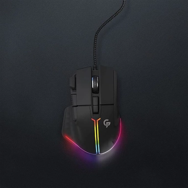 Porodo Gaming 8D Wired RGB Gaming Mouse Black