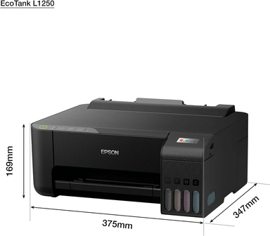 Epson EcoTank L1250 inkjet printer DPI A4 Colours WiFi Black