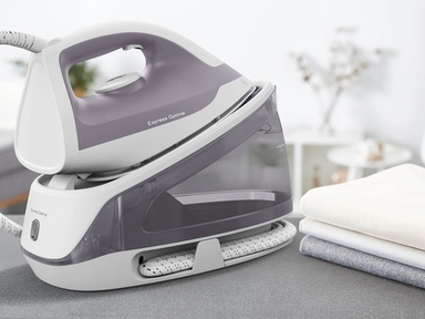 Tefal Steam Iron, 2200W, Grey & White, SV4111M0