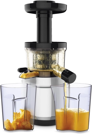 Moulinex Juice & Clean slow juicer, 150 Watts, 0.8 L., Black * Silver, ZU420E27