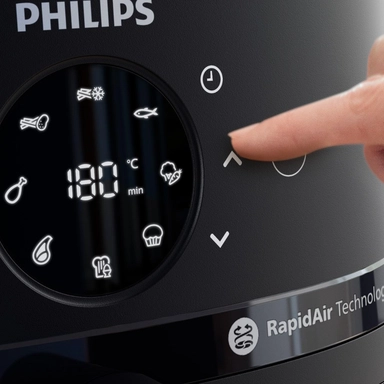 Philips Airfryer, 1700W, 6.2L, Black, NA230/00