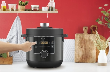 Moulinex Turbocuisine Maxi Fast Electric Pressure Cooker, 1000 - 1200 Watts, 7.5 L., Black, CE777827
