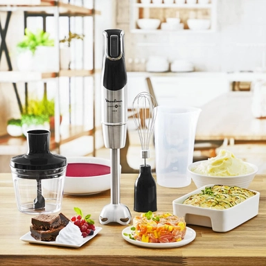 Moulinex Quickchief Hand Blender 1200 Watts, 500 Ml., Silver, DD95JD27