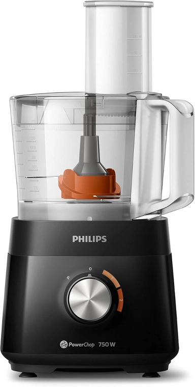 Philips Food processor 750 Watts, Black, HR7302/90