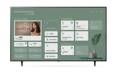 LG OLED 4K TV 65 Inch A1 series, Self lighting OLED, a7 Gen4 AI Processor 4K, OLED65A1PVA