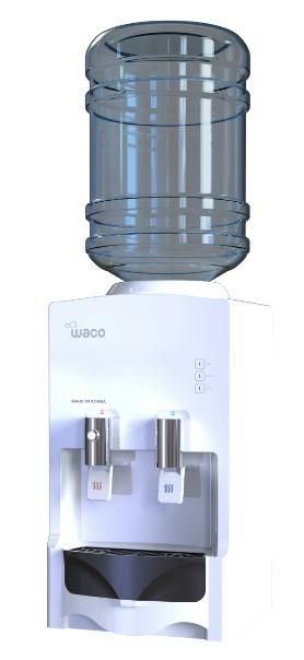 Waco Hyundai Countertop Water Dispenser HOT / Cold, White, W2-170S