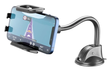 BIGCRABDUALFIX--Cellularline smart phone car holder, black