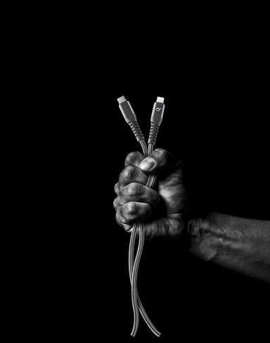 كيبل شاحن من سيلورلاين اسود يو اس بي سي