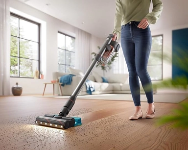 Philips Cordless Vacuum Cleaner, 0.6L, Red/Coral, XC7055/01