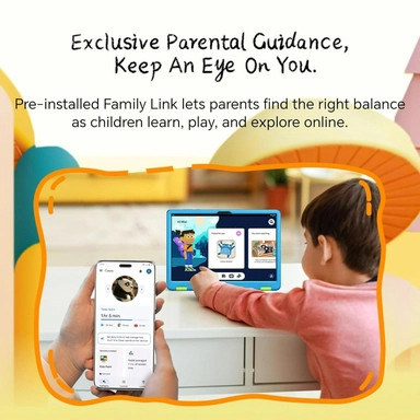 هونر، باد اكس 8 ايه، 128 جيجا، 4 جيجا، وايفاي، اصدار للاطفال، رمادي مع غطاء