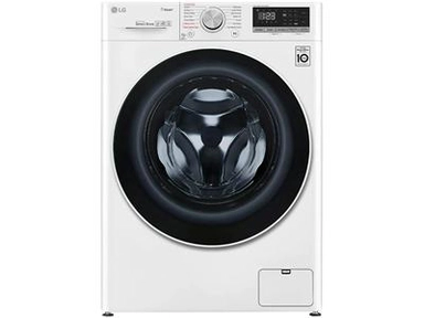 LG Front load Washer-Dryer 9 / 6KG Turbo Dry, White WSV0906WH