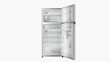 Toshiba Refrigerator, 21.5 ,Steel ,GR-RT835WE-PMU(04)