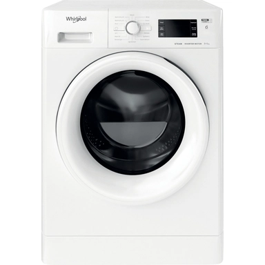 Whirlpool automatic washing machine, 9 kg, front facing, white, WMX91200W60HZ