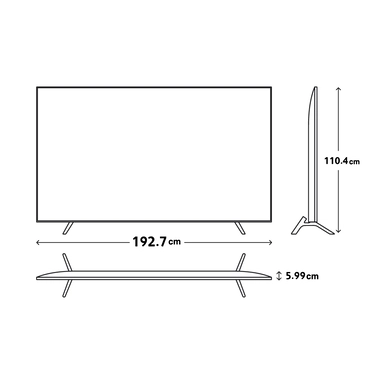 LG, UHD 4K TV, 86 inch , WiFi ,86UR78066LB