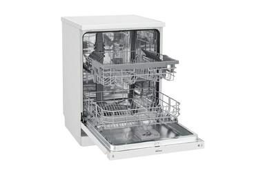 LG QuadWash™ Dishwasher, 14 Place Setting, EasyRack™ Plus, Dual Zone Wash, ThinQ, White - DFB512FW