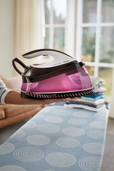 Philips PerfectCare Compact Steam generator iron 2400 Watts, 1.5 L, Burgundy, GC7842/46