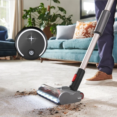 Hoover Upright Vacuum Cleaner, 0.7L, 18V, Graphite/ Red, CLSV-HPMS