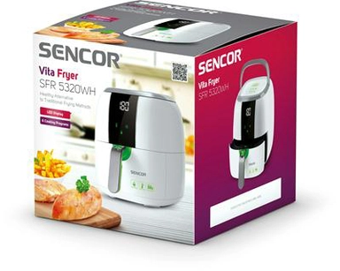 SENCOR Vita Fryer, 1400 Watts, 3 L., White, SFR 5320WH