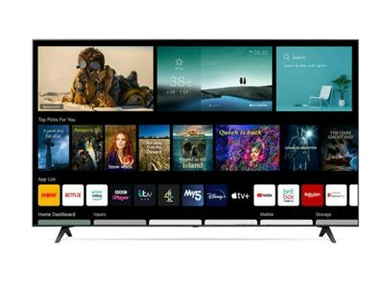تلفزيون UP77 ذكي فائق الوضوح (UHD) من إل جي مقاس 65 بوصة بدقة 65UP7750PVB ,4K