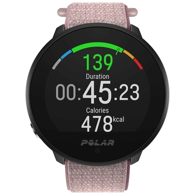 Polar Unite Fitness Hook & Loop Sports Watch 47MM Pink