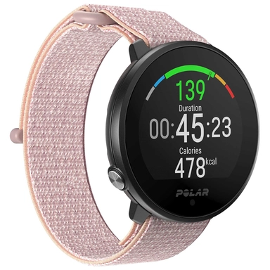 Polar Unite Fitness Hook & Loop Sports Watch 47MM Pink