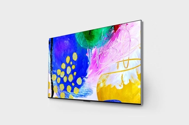LG OLED TV 65 Inch G2 Series, Gallery Design 4K Cinema HDR WebOS Smart AI ThinQ Pixel Dimming, OLED65G26LA