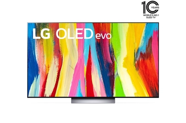 LG OLED TV 77" C2 Series, Cinema Screen Design 4K Cinema HDR WebOS Smart Pixel Dimming, OLED77C26LA