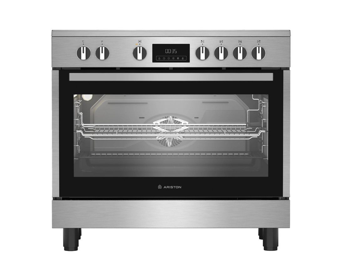 Ariston Electric Oven ,90*60 ,Stee, Grill-Fan, ARR9EV830207XME